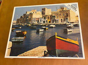 Whitman1000 Piece Puzzle Called Harbor Scene, Malta
