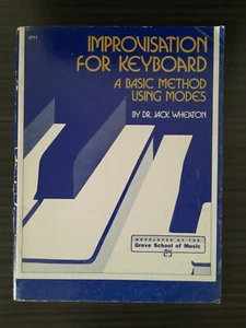 Improvisation For Keyboard A Basic Method Using Modes - libro studio piano jazz - Foto 1 di 1