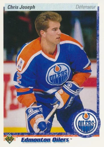1990-91 Upper Deck French #323 CHRIS JOSEPH - Edmonton Oilers - Bild 1 von 1