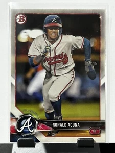 2018 Topps Bowman Ronald Acuna BP1 Prospect Atlanta Braves - Picture 1 of 2