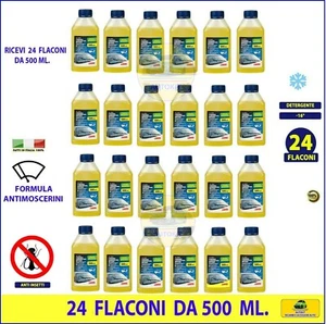 Liquido Vetri Auto Tergicristalli flaconi 24 PZ. 500 ml. Formula Anti Moscerini - Foto 1 di 2