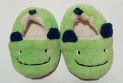 Baby Boys Monster Slip-On Non-Skid House Shoes Boys Size 2 Slippers EUC - Image 1 of 4