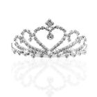 Snow Crowns Snow Tiara Wedding Bridal Rhinestone Headband with Comb