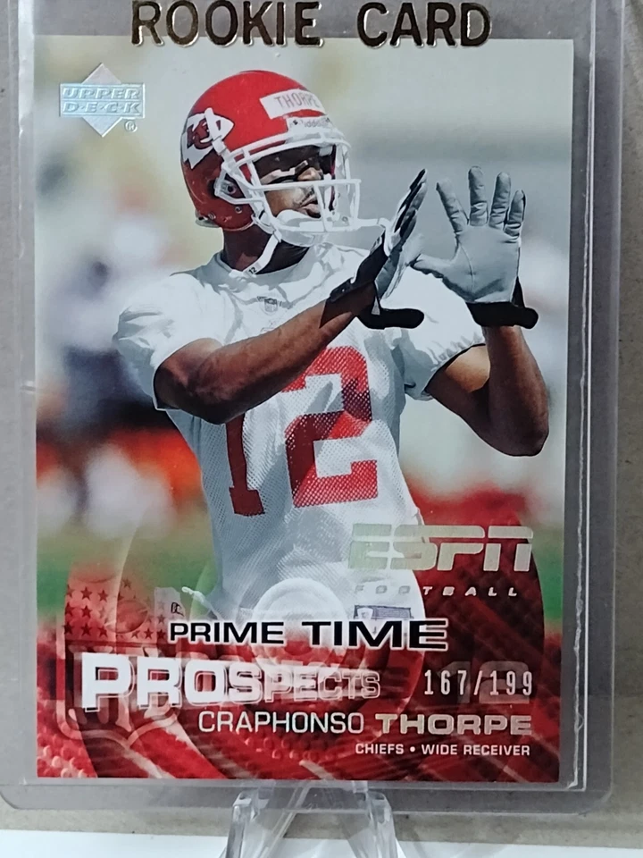 2005 Upper Deck ESPN - Holofoil #118 Craphonso Thorpe /199 (RC) - Image 1 of 3