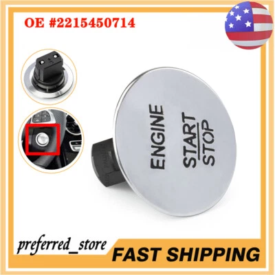 Nuevo interruptor de encendido del motor Go botón de parada de arranque sin llave para Mercedes Benz Foto 1 de 4