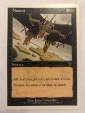 Nausea - Magic the Gathering Card, 148/350 7th Edition, NM