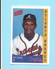 1993 Lykes Perforated Atlanta Braves Otis Nixon