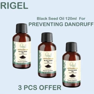 3 - Rigel Black Seed Oil 120ml-100% Pure&Organic | Cold-Pressed |Health Benefits - Picture 1 of 5