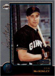 1998 Bowman Chrome Baseball #329 Dan McKinley RC