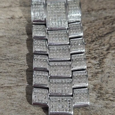Joe Rodeo Junior (6) Diamond Watch CONNECTED Links 24mm Pre-owned FOR PARTS ONLY - Image 1 of 4