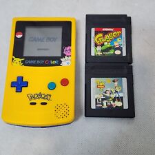 MINT Pokemon Pikachu GameBoy Advance System Yellow & Blue Nintendo GBA Game  boy 45496712877