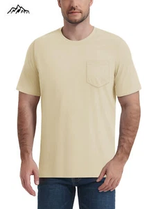 T-shirt uomo manica corta colore albicocca - Foto 1 di 2