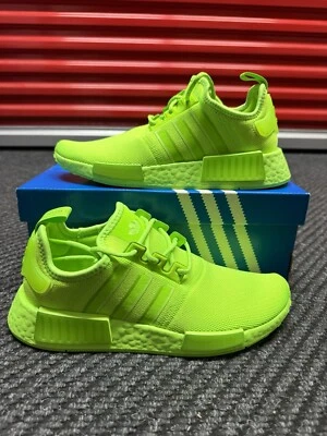 Adidas Originals NMD R1 Neon Green IE727 Womens Size 7.5 New - Image 1 of 4