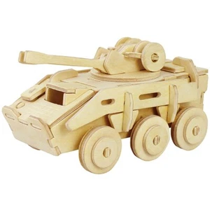 Armored Vehicle 3D Wood Robotime Tank Puzzle Model Kit JP233 : 59 Pcs : Ages 5+ - Picture 1 of 3