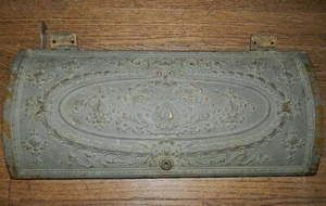 Brass NCR NATIONAL CASH REGISTER  #349 Elaborate Curved Front Cover 1910's - Picture 1 of 6