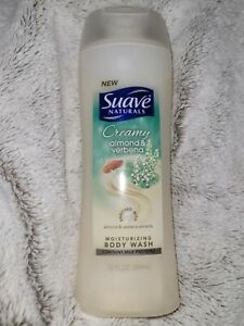 Suave Naturals Creamy ALMOND & VERBENA Moisturizing Body Wash 12 FL OZ NEW