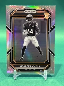 2022 Prizm George Pickens Neg-Variation Silver Holo Rc #329 Steelers SP Rookie - Picture 1 of 2
