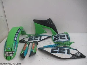 11 KX250F KX 250F KXF250 cubiertas de guardabarros delanteras traseras de plástico # placas #143-9259 - Imagen 1 de 9