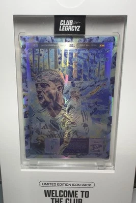 CARTE CLUB LEGACYZ - FEDERICO VALVERDE - BLUE ÉCLIPSE 17/100 - Photo 1/3