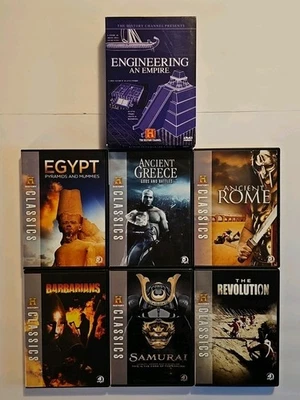 History Channel DVD Documentary Collection 31 Disc Set Egypt Greece Rome Japan - Image 1 of 3