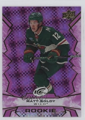 2022-23 Upper Deck Ice Rookies Purple Matt Boldy #106 Rookie RC - Image 1 of 2