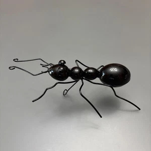 Ant Metal Figurine Sculpture Statue Insect 10" Length Garden Decor Halloween - Picture 1 of 6