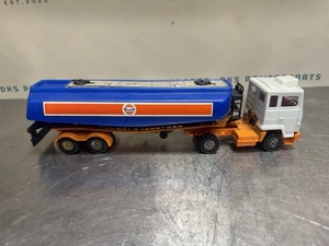 Vintage Corgi MAJOR No. 1160 FORD TILT CAB W/ GULF PETROL TANKER TRAILER - N/M ! - Picture 1 of 3