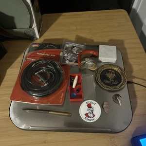 junk drawer lot vintage Pokémon  Franklin Mint Arrowheads Boy Scout - Foto 1 di 7