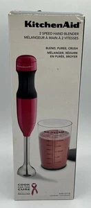 Kitchen Aid Stabmixer mit 2 Geschwindigkeiten Cranberry KHB1231CB Neu im Originalkarton - Bild 1 von 4