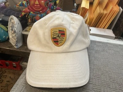 PORSCHE DESIGN LOGO SELECCIÓN DEL CONDUCTOR SOMBRERO BLANCO CON CRESTA A TODO COLOR (LEER) Foto 1 de 4