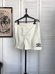 Vintage 90s Umbro Nylon Track Shorts Retro Athletic Mens Size L - Picture 1 of 13