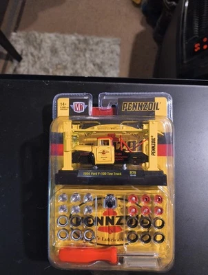 1956 Ford F-100 Tow Truck M2 Machines Model Kits R79 Limited Edition 9,600 - Image 1 of 4