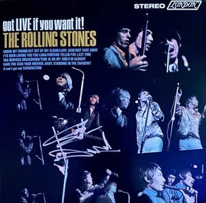 KEITH RICHARDS AUTOGRAFIADO THE ROLLING STONES GOT LIVE IF YOU WANT IT VINILO - Imagen 1 de 2