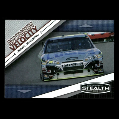 Jimmie Johnsons Car #55 2010 Press Pass Stealth Hendrick Motorsports Racing Card - Image 1 of 3