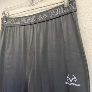 Pantalones térmicos Realtree capa base para hombre gris medio ropa interior larga caza - Imagen 1 de 15