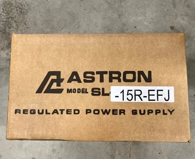 New Astron SL-15R-EFJ SL-15R 15 AMP Power Supply with Power Cable - Image 1 of 4