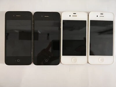 Original Apple iPhone 4 32GB - Unlocked Black white Grade A IOS7 usedphone - Image 1 of 4