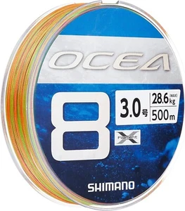 SHIMANO Ocea 8 #3 500m 63lb /28.6Kg Multicolor 8 Braid Pe Line LD-A91S - Picture 1 of 5