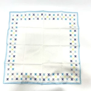 CELINE Logo Triunfo Pañuelo Bufanda Algodón Multicolor/Azul - Imagen 1 de 11