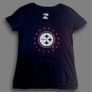 Pittsburgh Steelers V-Neck T-Shirt Women's Size Small (NWT) - Picture 1 of 5