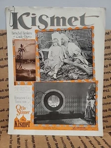 Kismet 1920 Otis Skinner SILENT FILM Sheet Music Otis Skinner Middle East Arabs - Picture 1 of 2