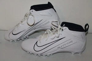 Nike  Huarache 7 Varsity Lacrosse LAX Cleats, #BQ4183-112, White/Navy, Mens 10.5 - Picture 1 of 4
