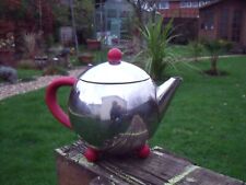 Retro 1950s Chrome Plated Teapot ~ comes with strainer.