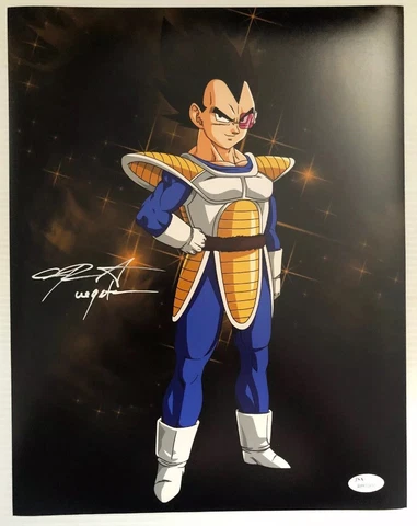 Chris Sabat Signed Autographed 11x14  Photo Dragon Ball Z Vegeta JSA COA 39 Cover