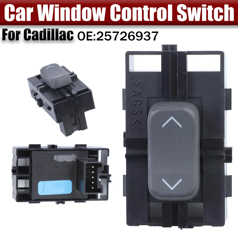 ABS Car Window Control Switch D1948D 25726937 For Cadillac DeVille 2000-2005 - Image 1 of 4