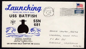 USS Batfish 1971 (SSN-681) lanciato TA476 - Foto 1 di 1
