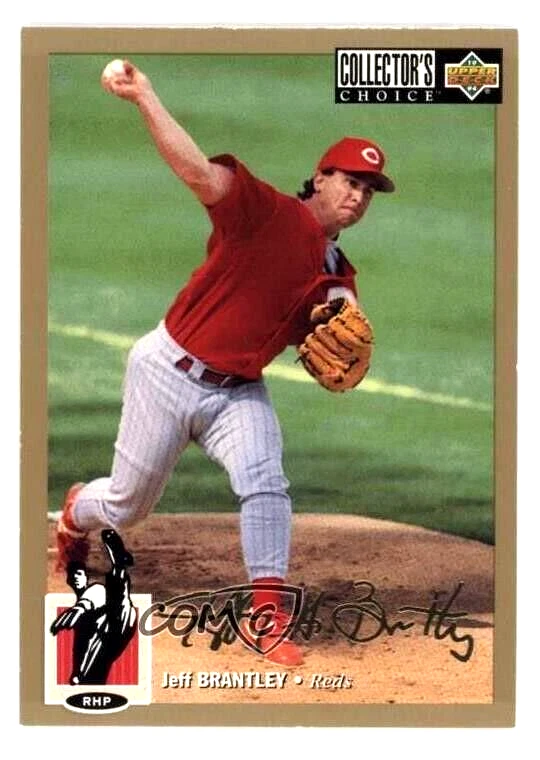 1994 Upper Deck UD CC Collector's Choice GOLD Signature Jeff Brantley Reds #607