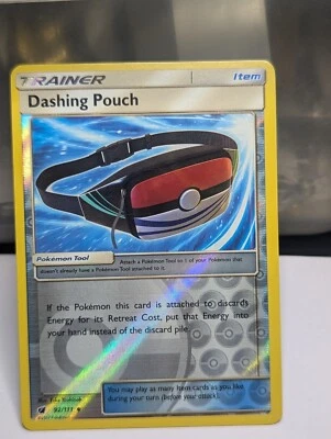Dashing Pouch 92/111 Sm-Crimson Invasion Reverse Holo - Image 1 of 3