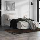 Bed Frame Concrete Grey 90X190 Cm 3Ft Single Engineered Wood