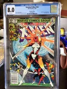 X-MEN #164 MARVEL 1982 CGC 8.0 WP CAROL DANVERS BINARY - Picture 1 of 2